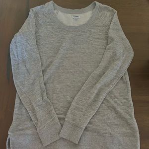 plain oversized crew neck